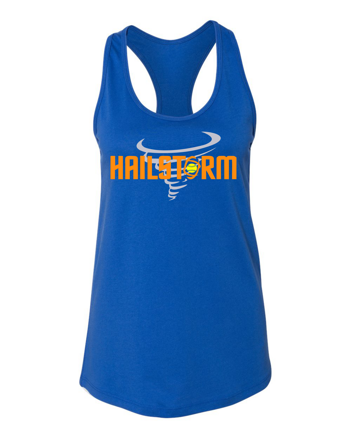 Hailstorm Jersey Racerback Tank