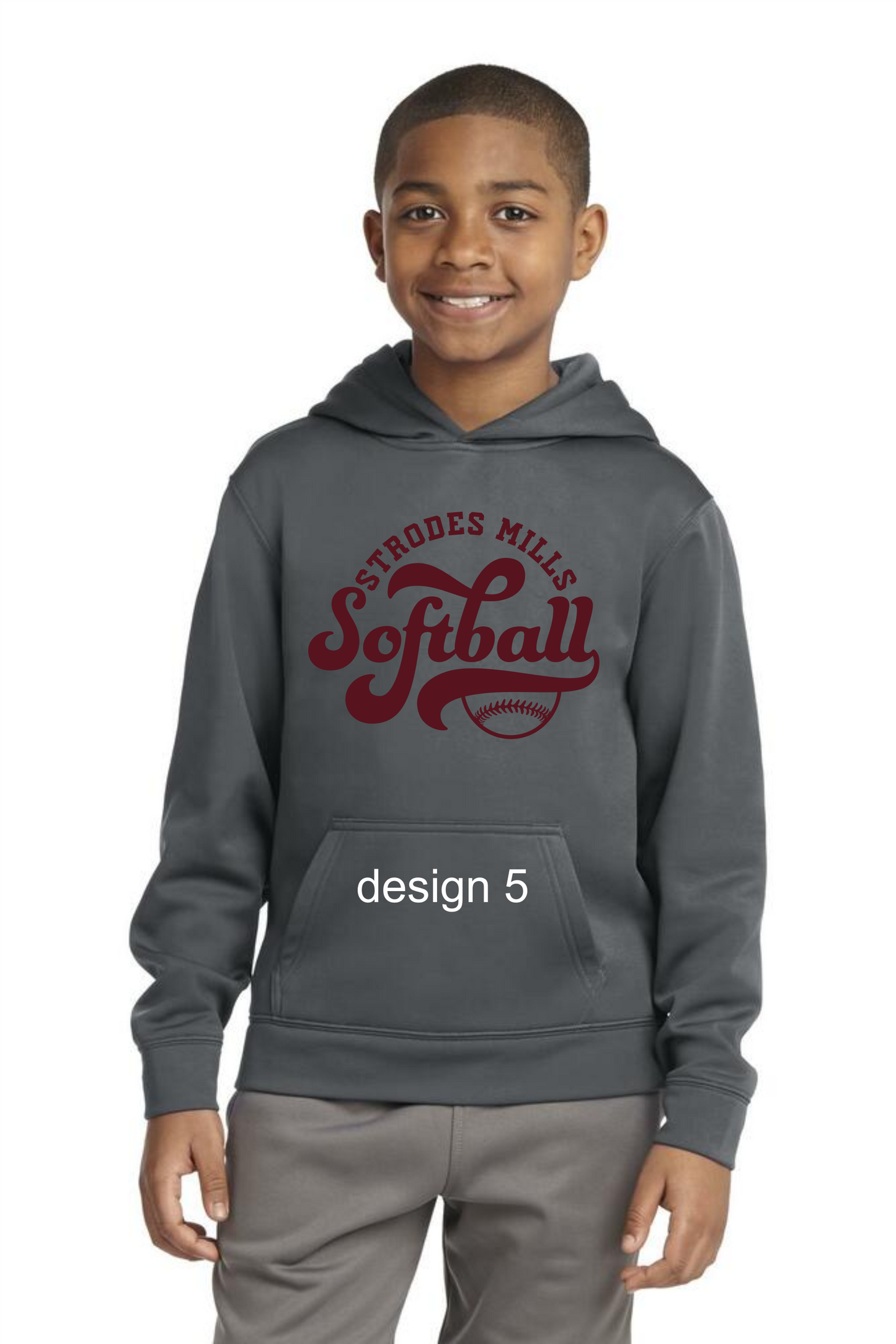 Moisture wick (UA material) YOUTH hoodie