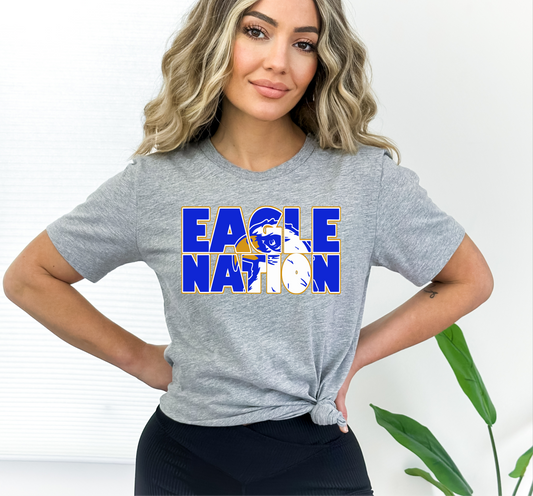 McVeytown Eagle Nation design (GREY APPAREL)