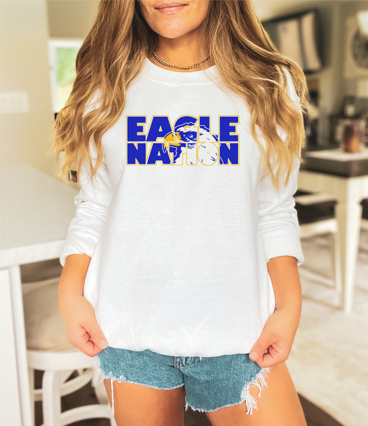 McVeytown Eagle Nation design (WHITE APPAREL)