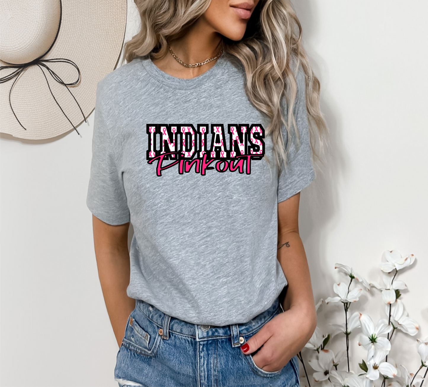 Indians pink out (pink option)