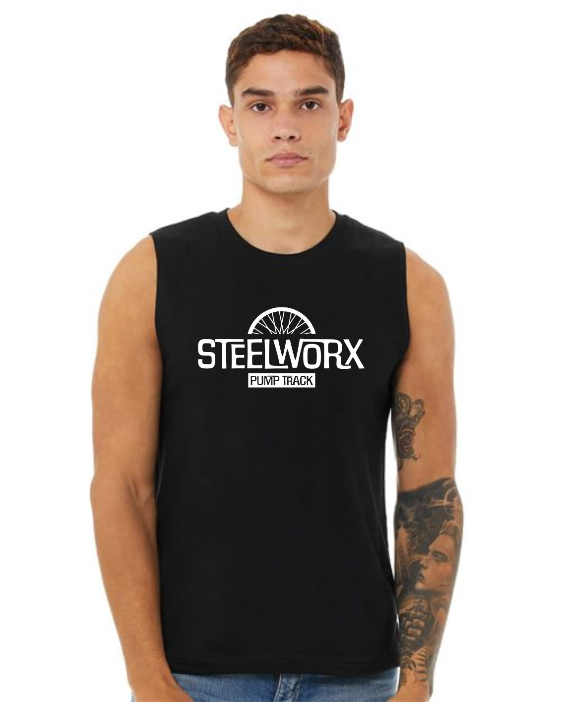 Steelworx Men's Jersey Muscle tank