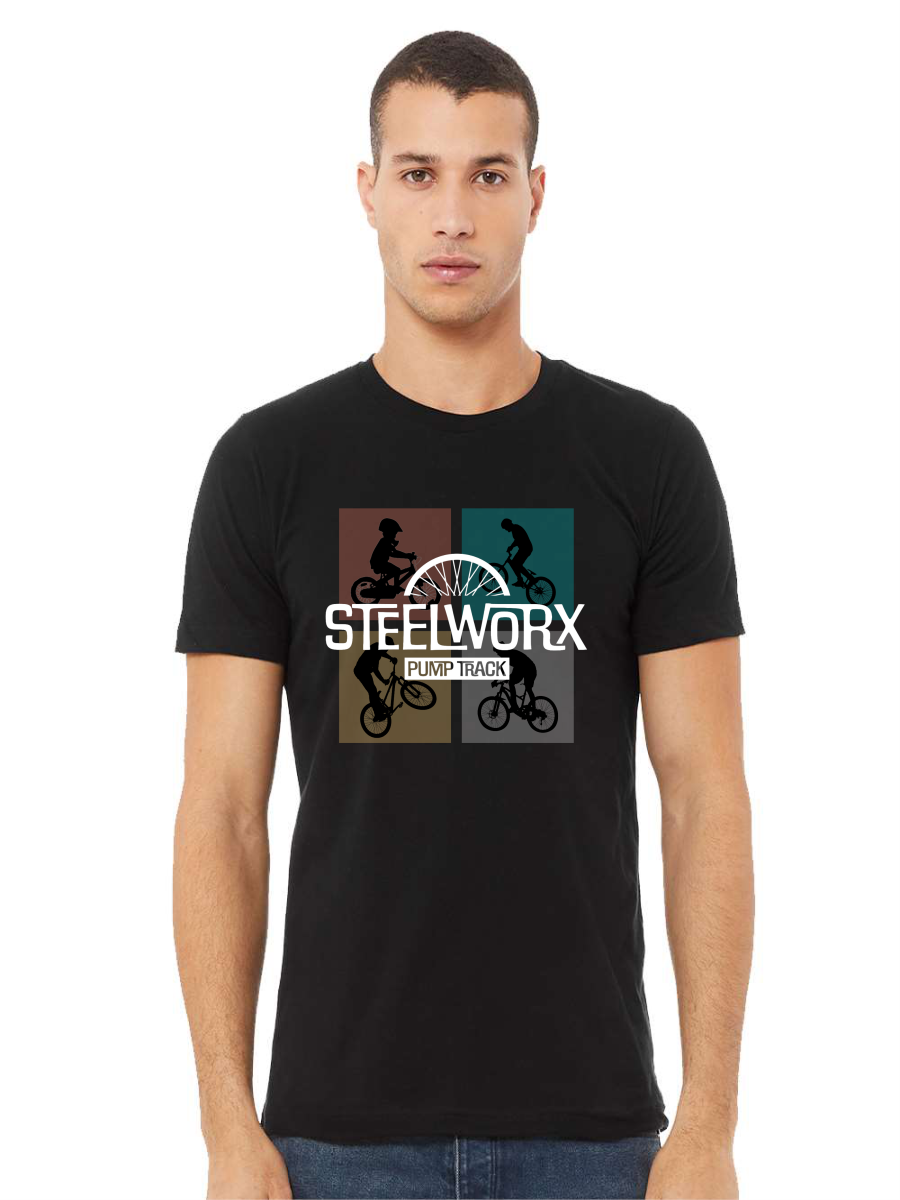 Steelworx t-shirt warhol color logo