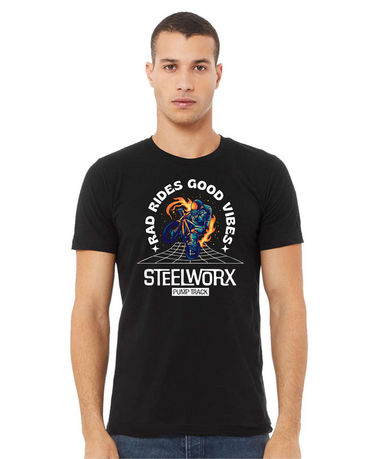 Steelworx t-shirt rad ride