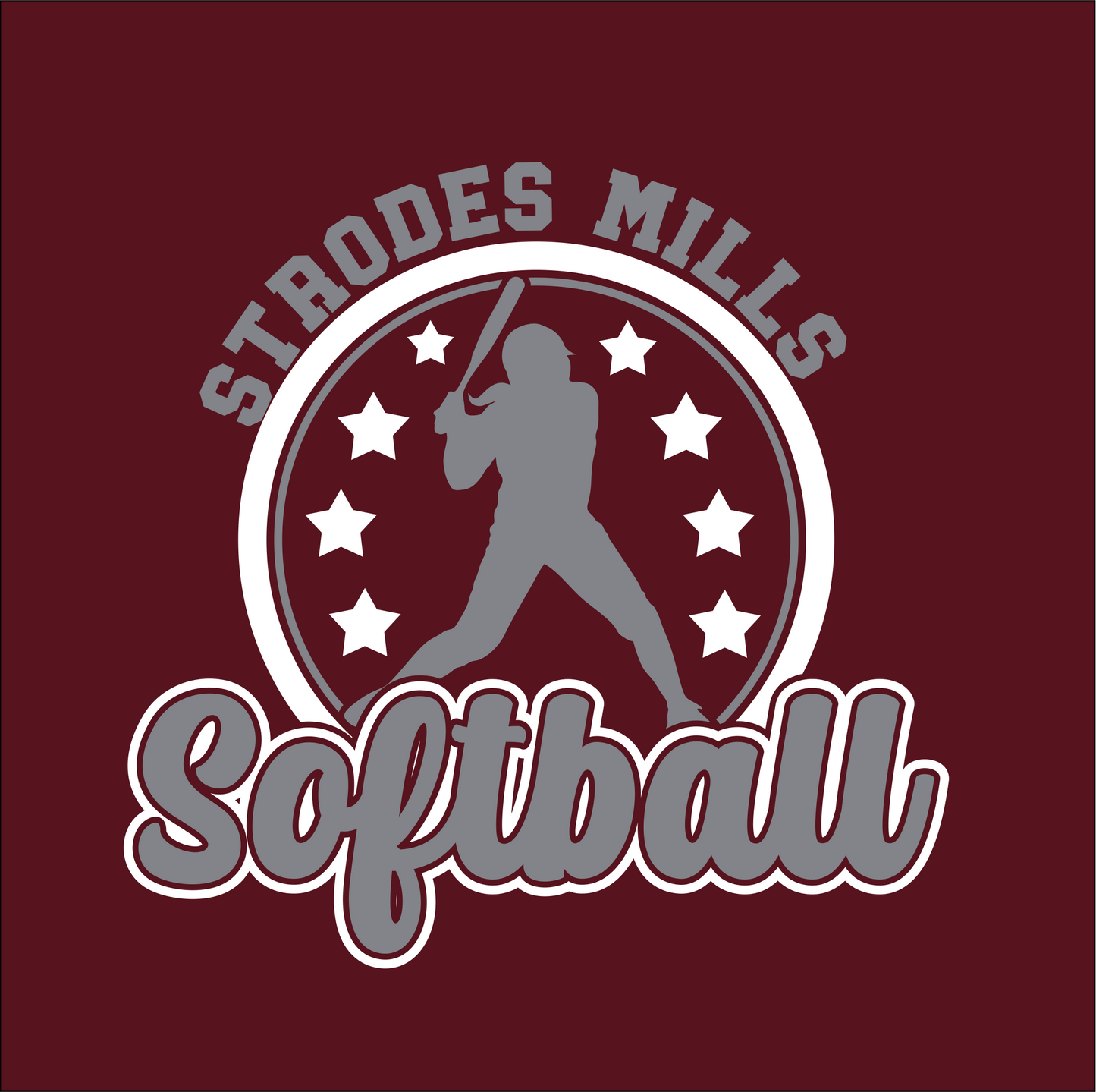 Strodes softball stars-adult sizing