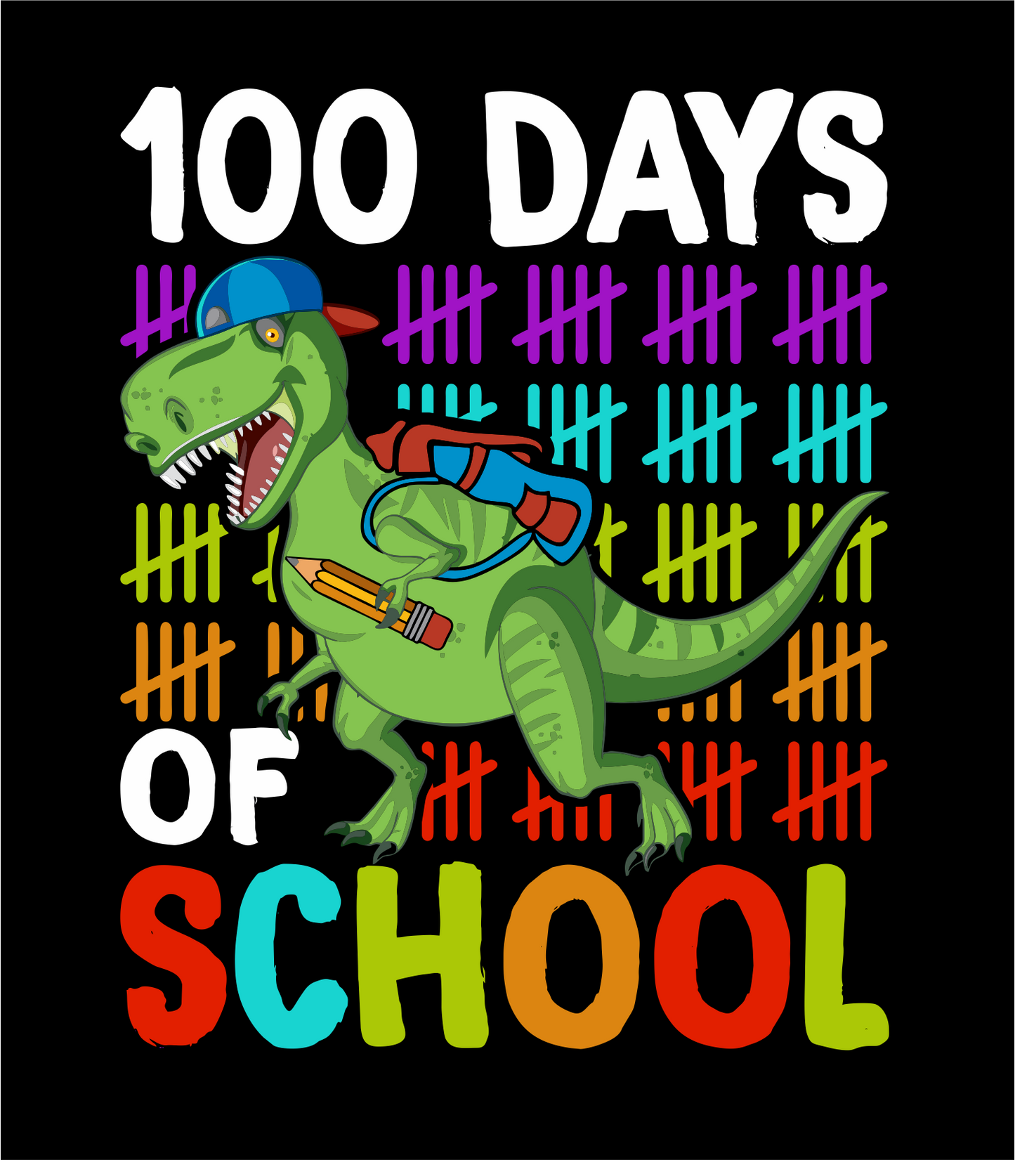 100th day dino