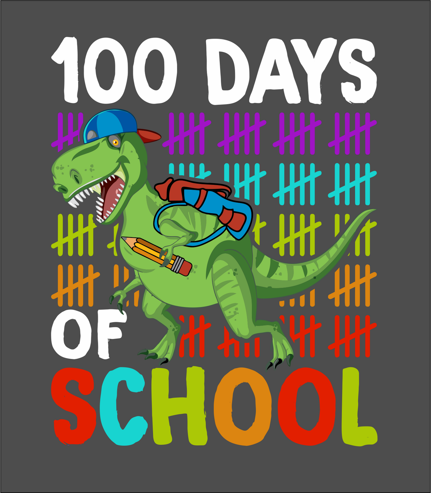 100th day dino