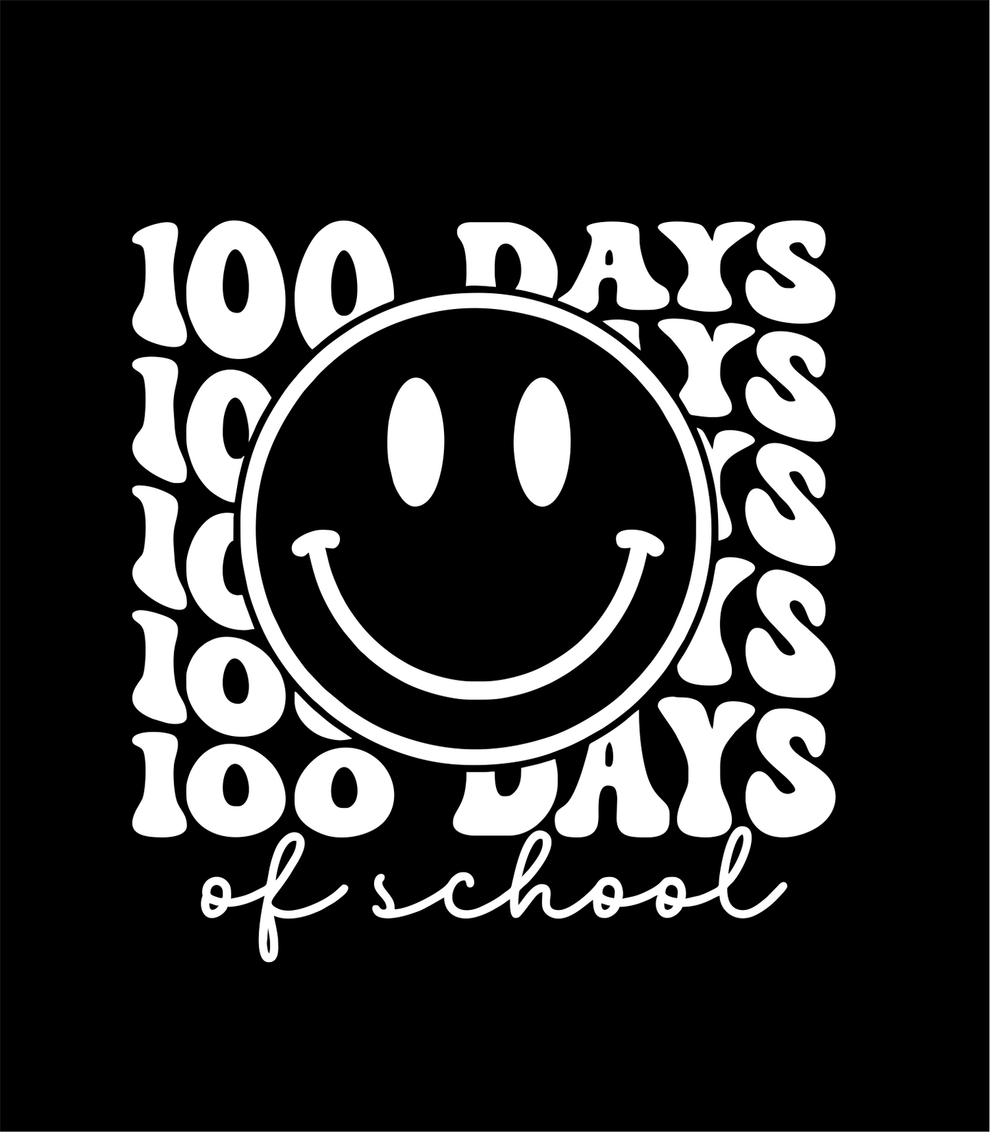 100th day smiley