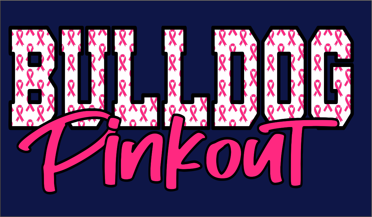 Bulldogs Pink Out (Navy option)